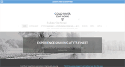 Desktop Screenshot of coldriversoapworks.com
